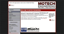 Desktop Screenshot of motechengineering.co.uk