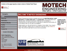 Tablet Screenshot of motechengineering.co.uk